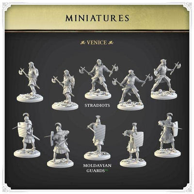 Nova Aetas: Renaissance Titan Pledge Mediceo-nipun kanssa (Kickstarterin ennakkotilaus) Kickstarter Board Game Ludus Magnus Studio KS000176a