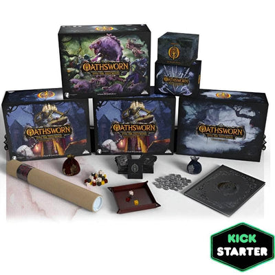 Oathsworn: All in Pledge Pacote do Collector da Segunda Edição (Kickstarter Pré-encomenda especial) jogo de tabuleiro Kickstarter Shadowborne Games KS000991A