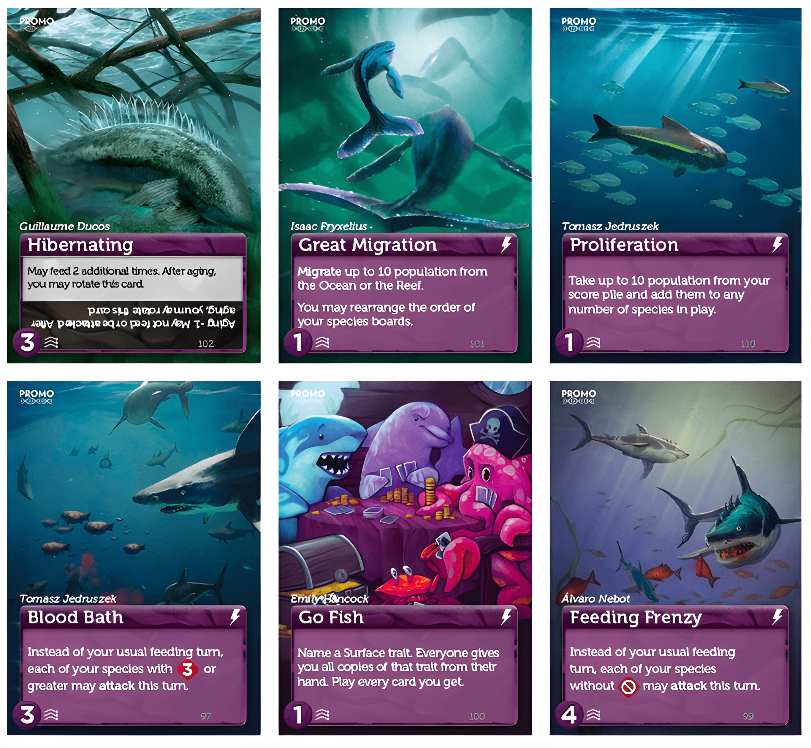 Oceans Deluxe Edition Plus The Deep Promo Packs Kickstarter Board