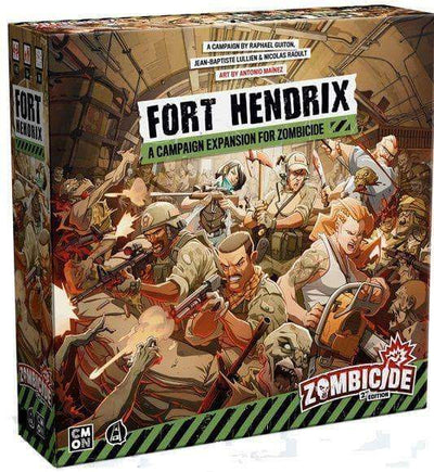 Zombicide: Second Edition Fort Hendrix Expansion Plus Gabriel (Kickstarter Special)