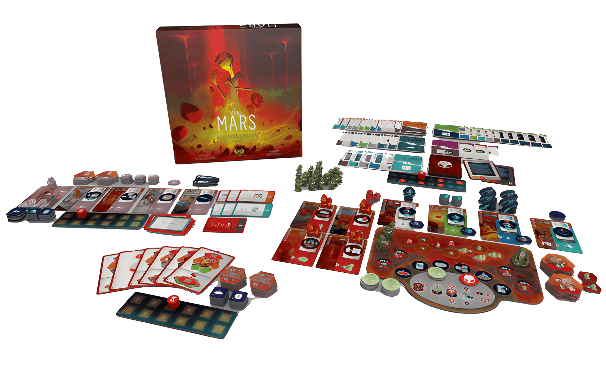Amazon.com: On Mars Alien Invasion Board Game Expansion