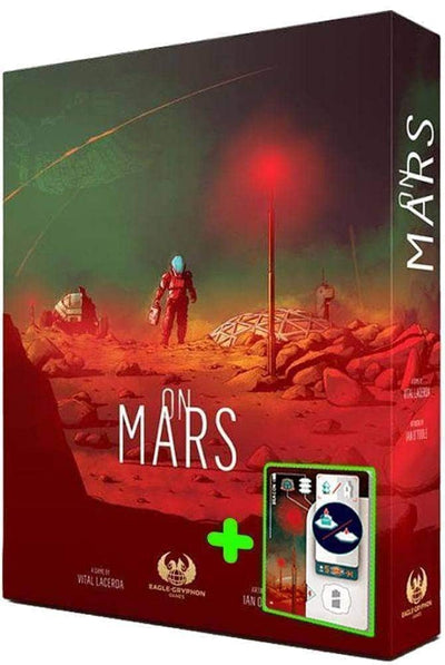 On Mars: الإصدار الفاخر (Kickstarter Special) لعبة Kickstarter Board Game Eagle-Gryphon Games KS000933A