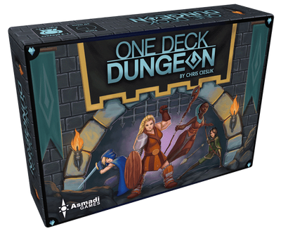 Ένα παιχνίδι Dungeon One Deck (Retail Edition) Kickstarter Card Game Asmadi Games