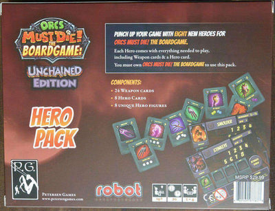Orcs måste dö! BOARDGAME Unchained Edition Bundle Retail brädspel Petersen Games