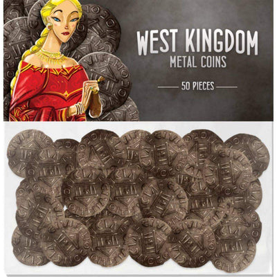 Länsi -Kingdom Plus -metallikolikot (Kickstarter Special) Kickstarter -lautapeli Paladins Garphill Games KS000951a