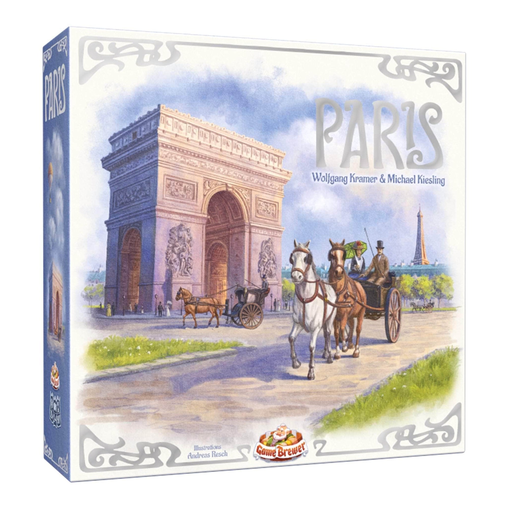 Paris: Deluxe Big Box Core Game Plus L'Etoile Expansion Bundle (Kickstarter Pre-Order Special) Kickstarter Board Game Game Brewer KS001112A