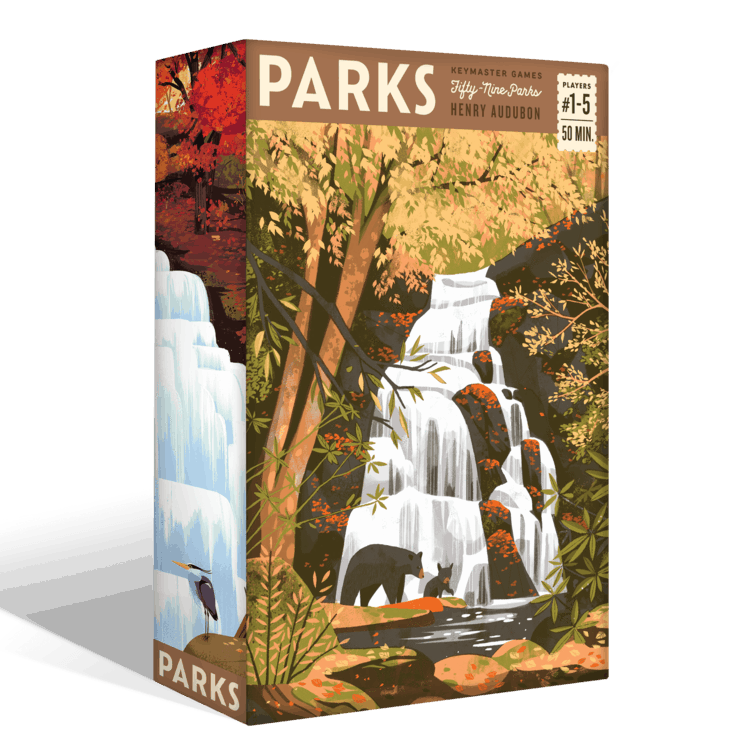 PARKS: The Board Game (Kickstarter Special) Kickstarter Board Game Keymaster Games KS000956A