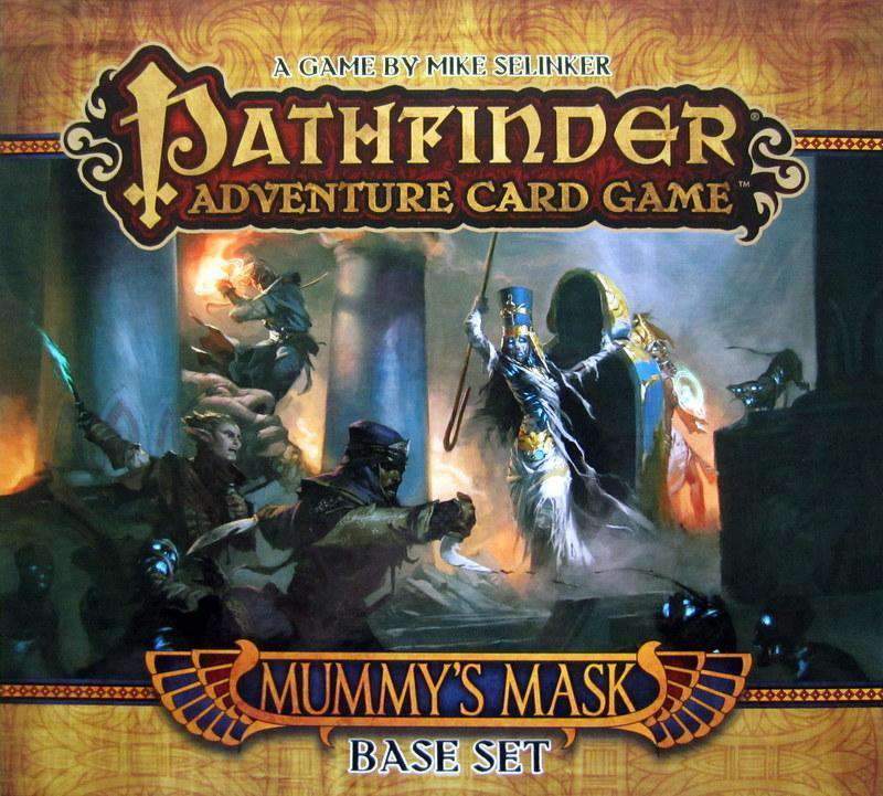 Pathfinder Adventure卡游戏：木乃伊的面具底座设置零售卡游戏 Paizo 出版