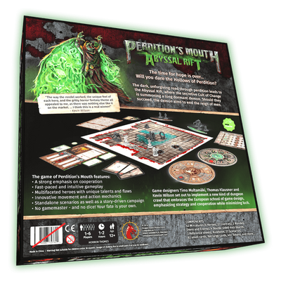 Perdition&#39;s Mouth: Abyssal Rift Deluxe Edition (Kickstarter Special) لعبة Ding&amp;Dent Kickstarter Board Cosmic Games