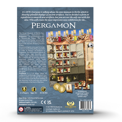 Pergamon (Kickstarter Pre-Order Special) Kickstarter Board Game Eagle Gryphon Games KS001156A