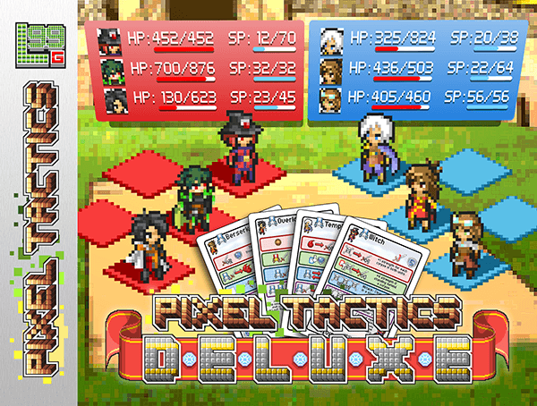 Pixel Tactics Deluxe (edición minorista) Juego de mesa minorista Level 99 Games 9781936920457 KS800717A