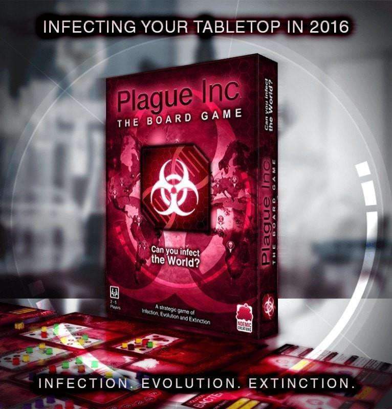 Plague Inc. (Kickstarter Special) Kickstarter brädspel Ndemic Creations