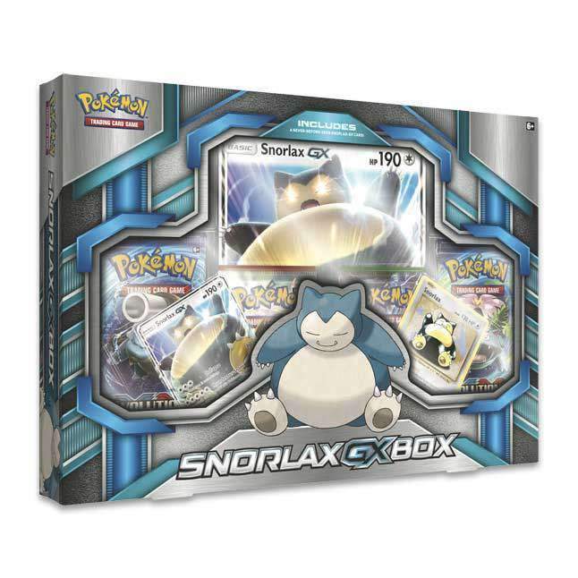 Pokemon TCG: Snorlax-GX Box Retail Card game expansion Copag - Cia. Paulista de Artes Gráficas
