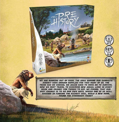Prehistory (Kickstarter Pre-order พิเศษ) เกมกระดาน Kickstarter A-Games