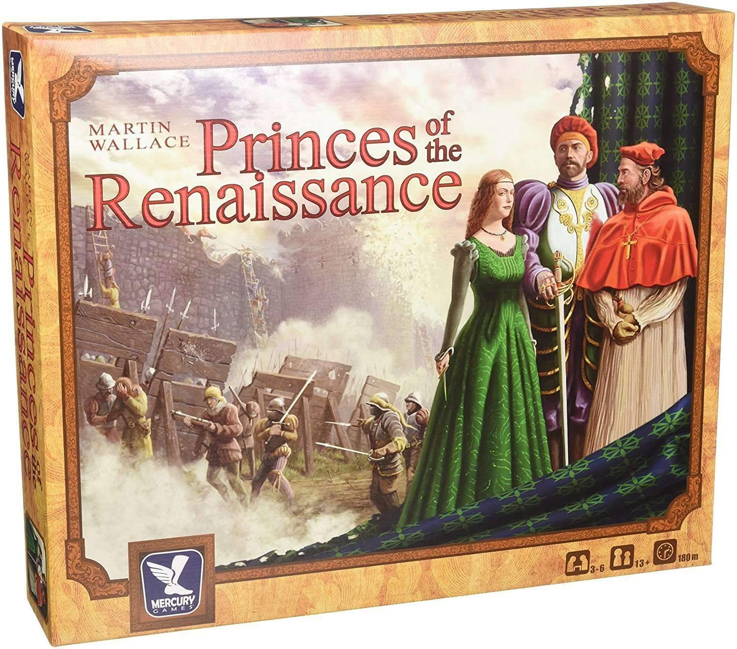 Jeu de conseil d'administration de Kickstarter Princes of the Renaissance (Kickstarter Special) Heidelberger Spieleverlag