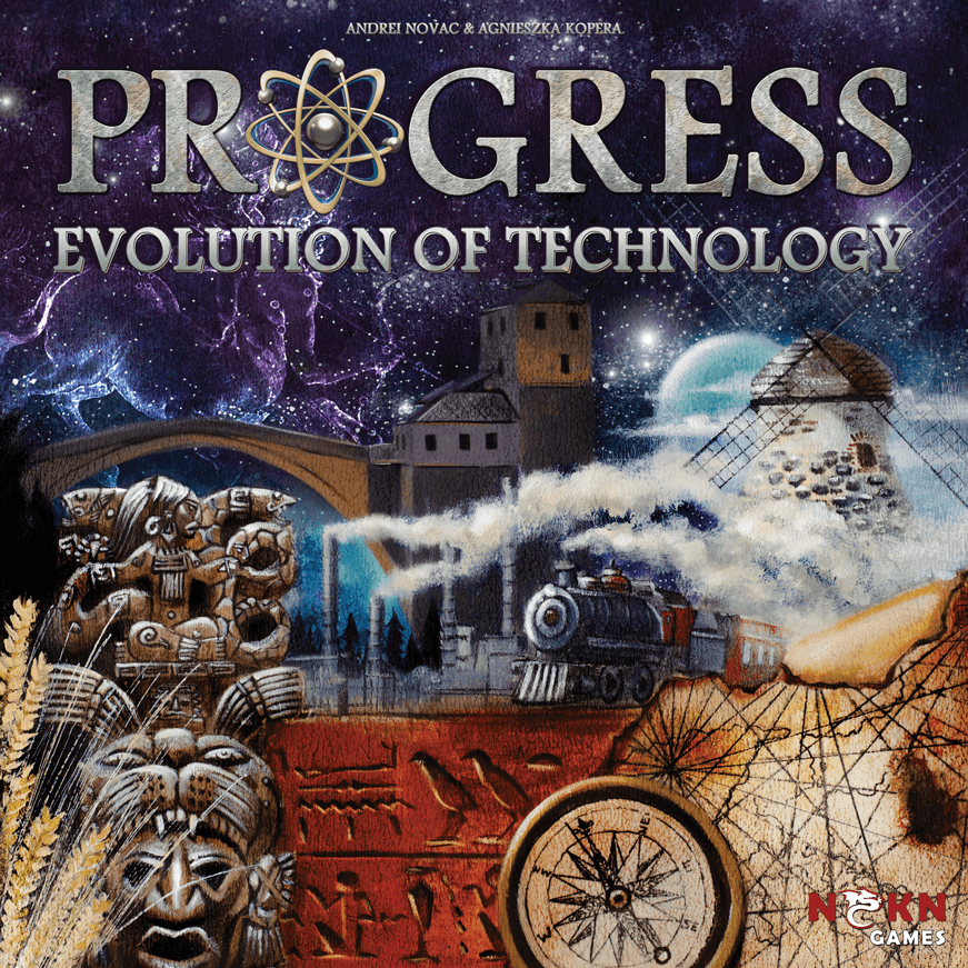 Progresso: Evolução da Tecnologia (Kickstarter Special) jogo de tabuleiro Kickstarter NSKN Games KS800059A
