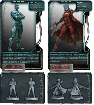 Project Elite: Alien Allies Expansion (Kickstarter förbeställning Special) Kickstarter Board Game Expansion CMON Begränsad