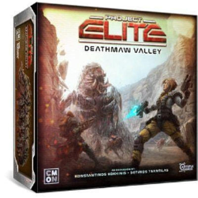 Project Elite: Deathmaw Valley Expansion (Kickstarter förbeställning Special) Kickstarter Board Game Expansion CMON Begränsad