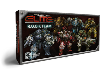 Projekt Elite: R.O.O.K. Rozszerzenie zespołu (Special Special w przedsprzedaży Kickstarter) Rozszerzenie gry planszowej Kickstarter CMON Ograniczony