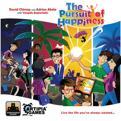 Pursuit of Happiness: All In Deluxe Pledge (Kickstarter Pre-Order Special) Kickstarter Board Game The Game Steward KS001072A