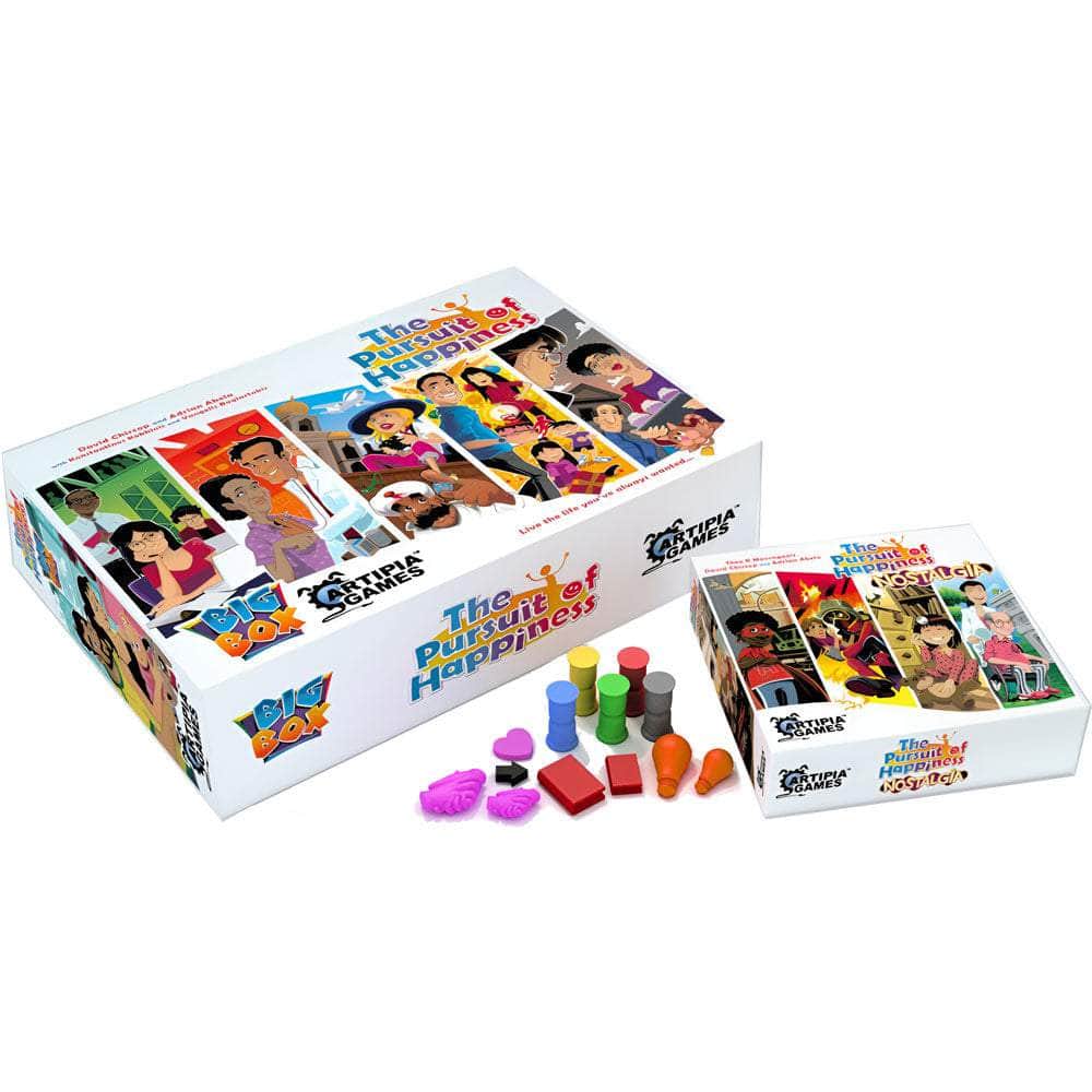 רדיפה אחר אושר: Big Box Deluxe משכון (Kickstarter Special הזמנה מראש) משחק לוח קיקסטארטר Artipia Games KS001072B
