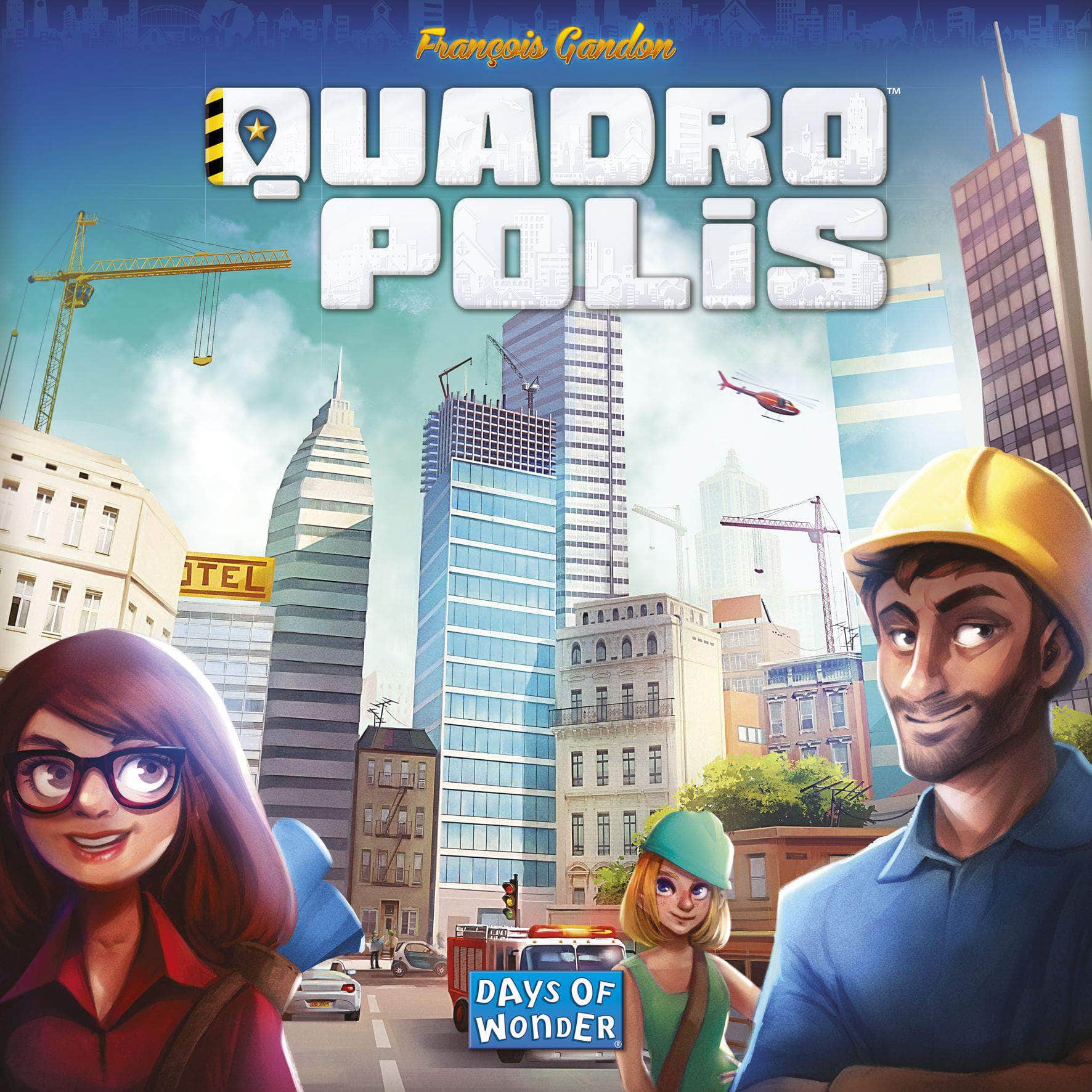 Quadropolis (Retail Edition) Retail Board Game Days of Wonder, ADC Blackfire Entertainment, Asterion Press, Edge Entertainment, Gém Klub Kft., GoKids ????, Rebel KS800460A