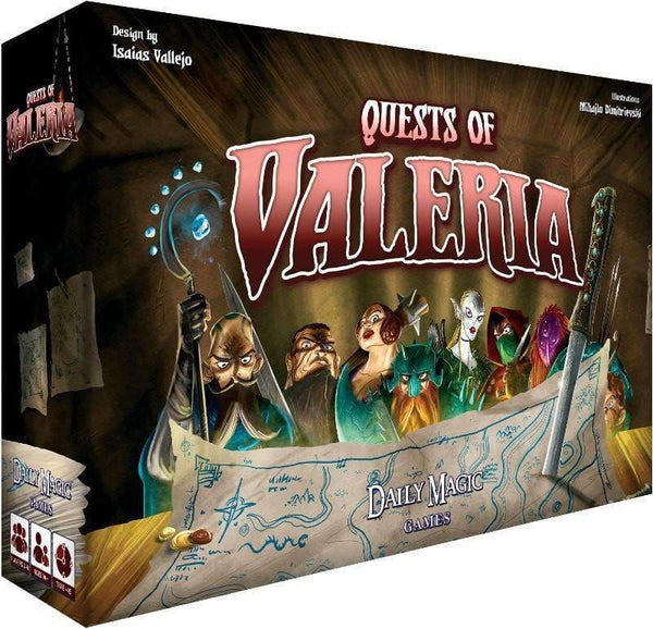 Quests of Valeria Kickstarter Board Game The Game Steward