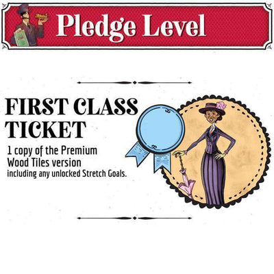 Railroad Rivals: First Class Ticket Pledge (Kickstarter förbeställning Special) Kickstarter brädspel Forbidden Games