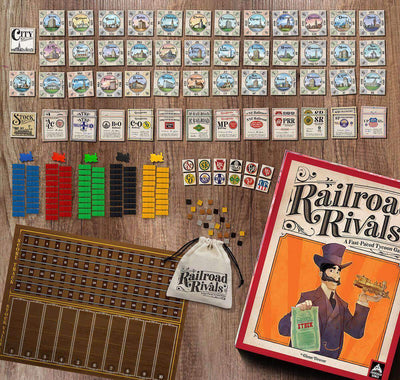 Railroad Rivals: First Class Ticket Pledge (Kickstarter förbeställning Special) Kickstarter brädspel Forbidden Games
