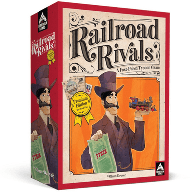 Rivales de ferrocarril: juego de boletos de primera clase (especial Kickstarter) Juego de mesa de Kickstarter Forbidden Games