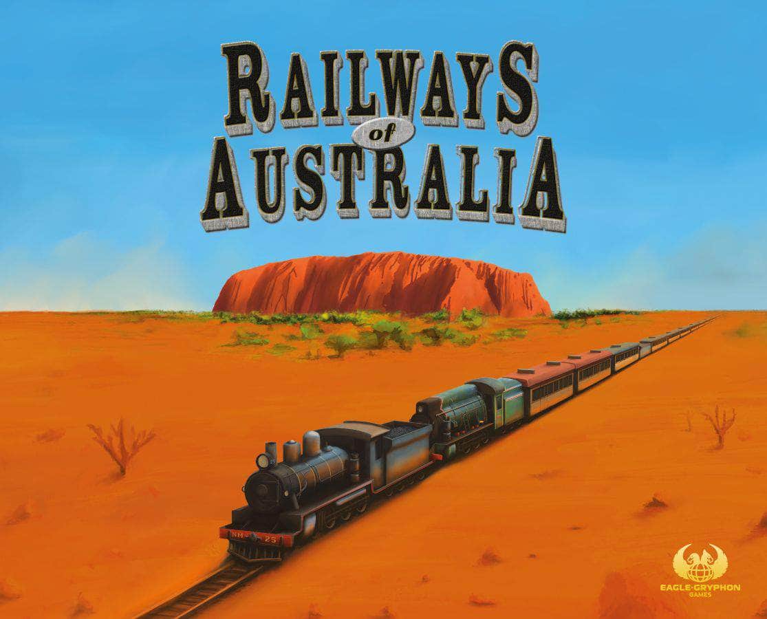 Ferrovias do mundo: Ferrovias da Austrália (Kickstarter pré-encomenda especial) Expansão do jogo de tabuleiro Kickstarter Eagle Gryphon Games KS001101B