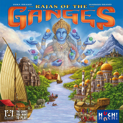 Rajas of the Ganges Retail Board Game Huch! 999 Games, Devir, dV Giochi, Egmont Polska, Game Harbour, R&amp;R Games KS800536A