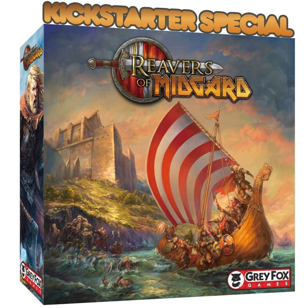 Reavers of Midgard: Juego de juego Core (Kickstarter Pre-Order Special) Juego de mesa de Kickstarter Grey Fox Games KS000934A