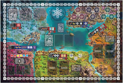 Reavers of Midgard: Mat de juego Neoprene Double-side (Kickstarter Pre-Order Special) Accesorio de juegos de mesa de Kickstarter Grey Fox Games