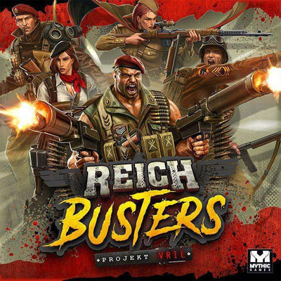 Reichbusters Project VRIL: Heroic Pledge Bundle (Kickstarter Pre-megrendelés Special) társasjáték-geek, Kickstarter játékok, játékok, Kickstarter társasjátékok, társasjátékok, Mythic Games, Reichbusters Projekt Vril, a játékok Steward Kickstarter Edition üzlet, területmozgás, szövetkezeti játékok Mythic Games