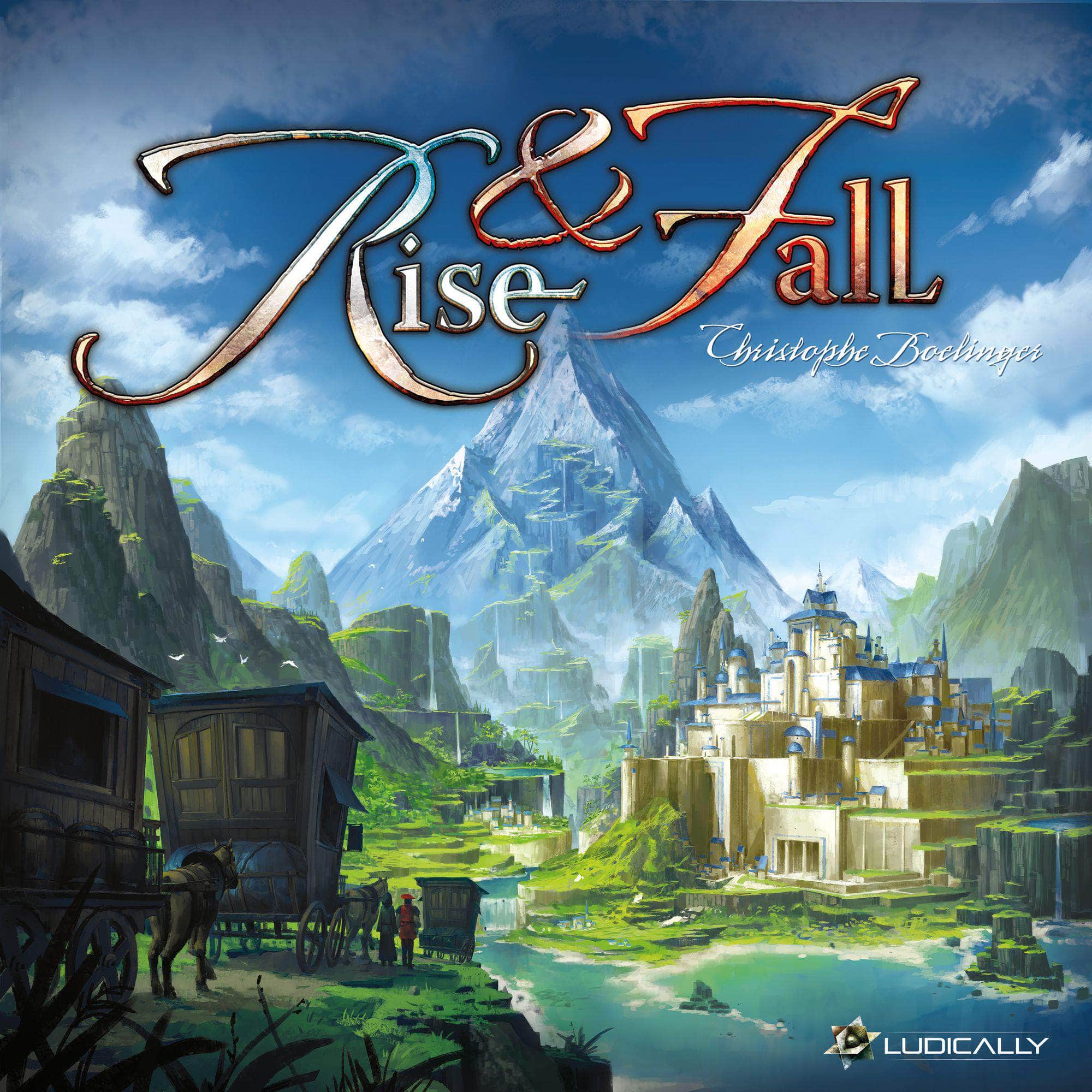 Rise & Fall: Pacote de promessa de mestres do clã (Kickstarter pré-encomenda especial) jogo de tabuleiro Kickstarter Ludically KS001338A