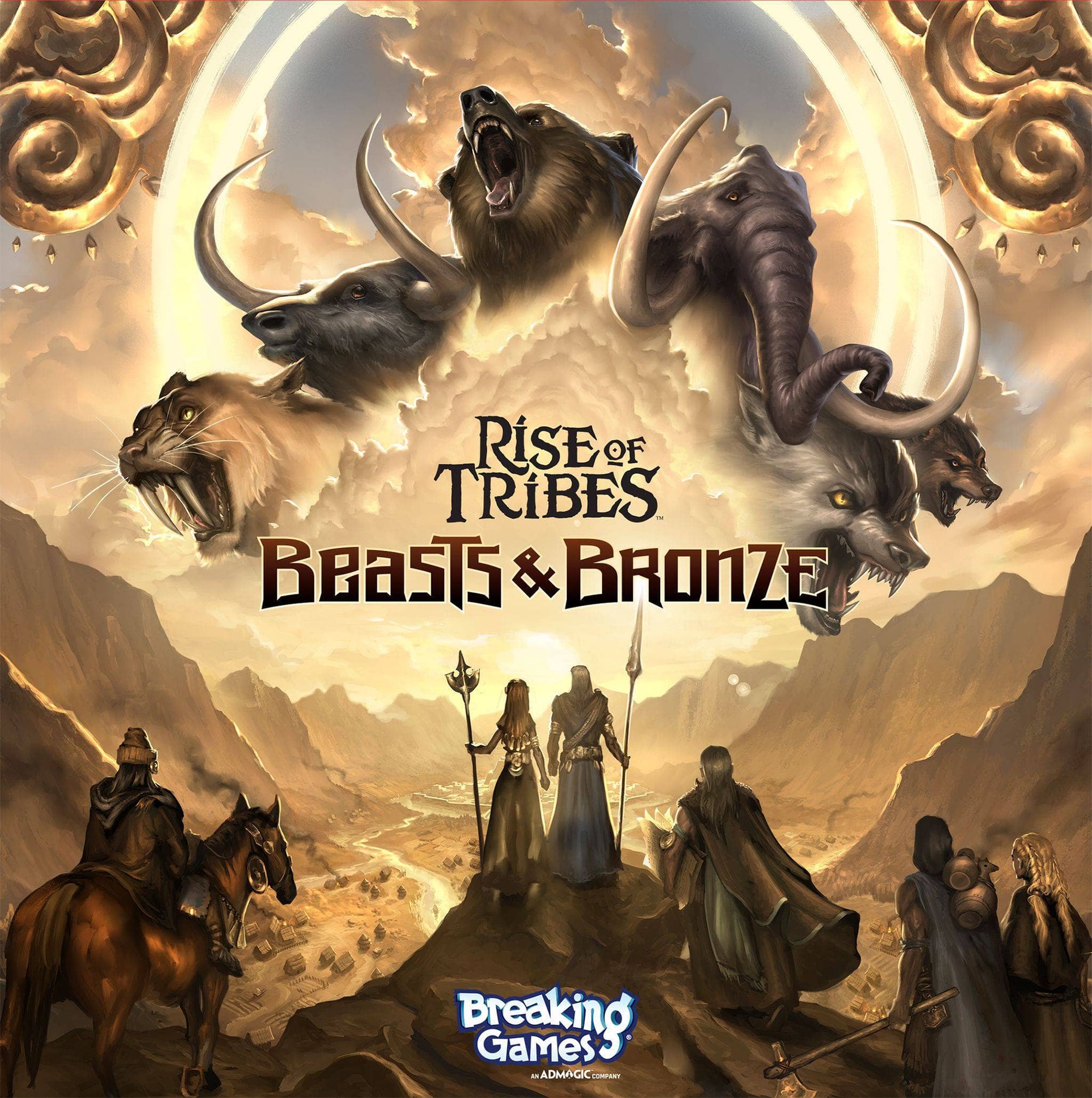 Rise of Tribes: Beasts & Bronze, Vul’keth Invasion Plus Mesa Promo Tile Bundle (Kickstarter Special)