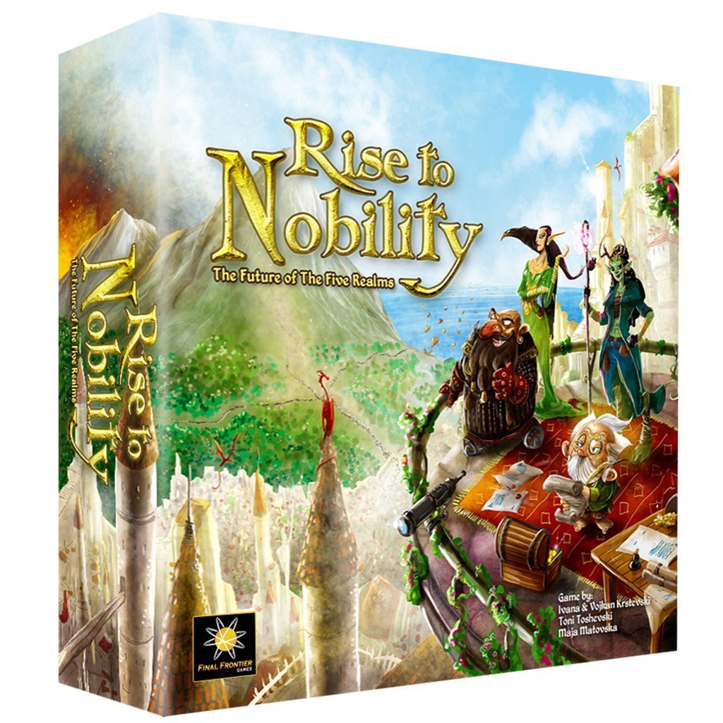 Rise To Nobility: الإصدار الفاخر (الطلب المسبق الخاص بـ Kickstarter) من لعبة Kickstarter Board Final Frontier Games