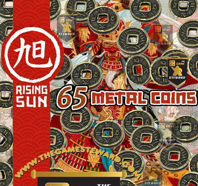 Rising Sun: Monety (Kickstarter Special) Kickstarter Play Game Akcesoria CMON Ograniczony