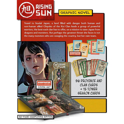 หนังสือการ์ตูน Rising Sun Plus Promos Bundle (Kickstarter Pre-Order Special) Kickstarter Board Game Accessory CMON KS000665A