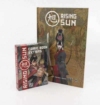 Rising Sun: حزمة Comic Book Plus الترويجية (Kickstarter Special) ملحق لعبة Kickstarter Board CMON KS000665A