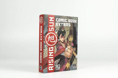 Rising Sun: หนังสือการ์ตูน Plus Promos Bundle (Kickstarter Special) อุปกรณ์เสริมเกมบอร์ด Kickstarter CMON KS000665A