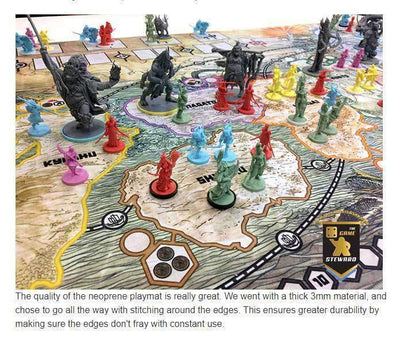 Rising Sun: Play Mat (Kickstarter Special) ملحق لعبة Kickstarter Board CMON محدود