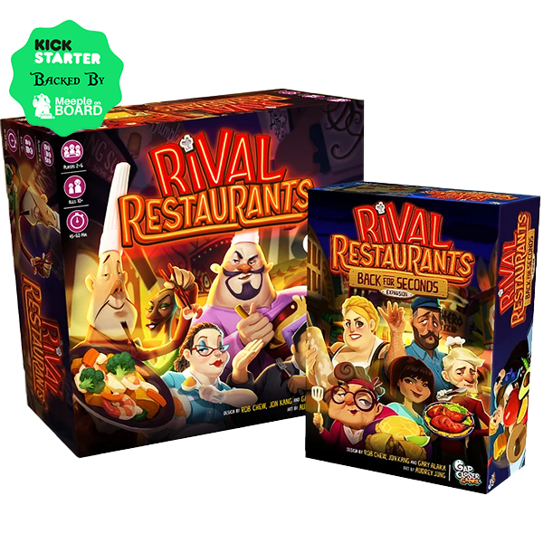Rival éttermek: Ínyenc Bundle Pledge (Kickstarter Special) Kickstarter társasjáték Gap Closer Games 860001208405 KS001015A