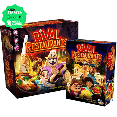Rival Restaurants: Gourmet Bundle Pledge (Kickstarter Special) Kickstarter Board Game Gap Closer Games 860001208405 KS001015A
