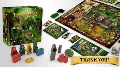 Robin Hood and the Merry Men: Deluxe Edition (Kickstarter förbeställning Special) Kickstarter Board Game Final Frontier Games