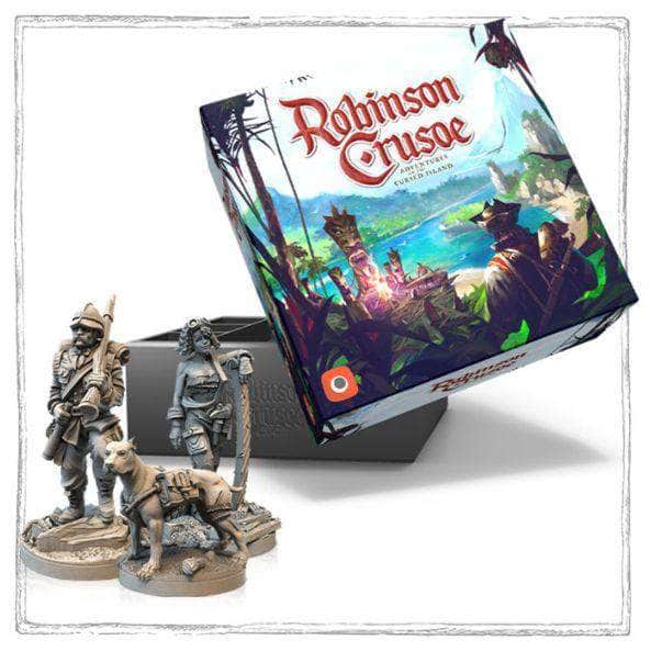鲁滨逊·克鲁索（Robinson Crusoe）：收藏家版捆绑包（Kickstarter预订特别节目）Kickstarter棋盘游戏 Portal Games KS001160A