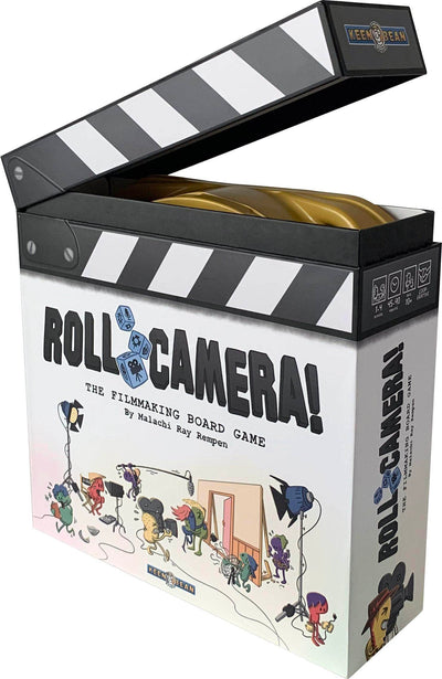 Roll Camera!: All-In Pledge (Kickstarter förbeställning Special) Kickstarter brädspel Keenbean Studio KS001200A