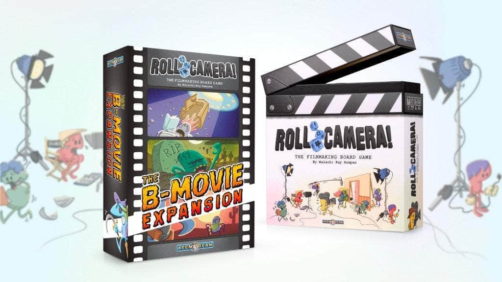 Roll Camera!: All-in Pledge (Kickstarter ennakkotilaus) Kickstarter-lautapeli Keenbean Studio KS001200A