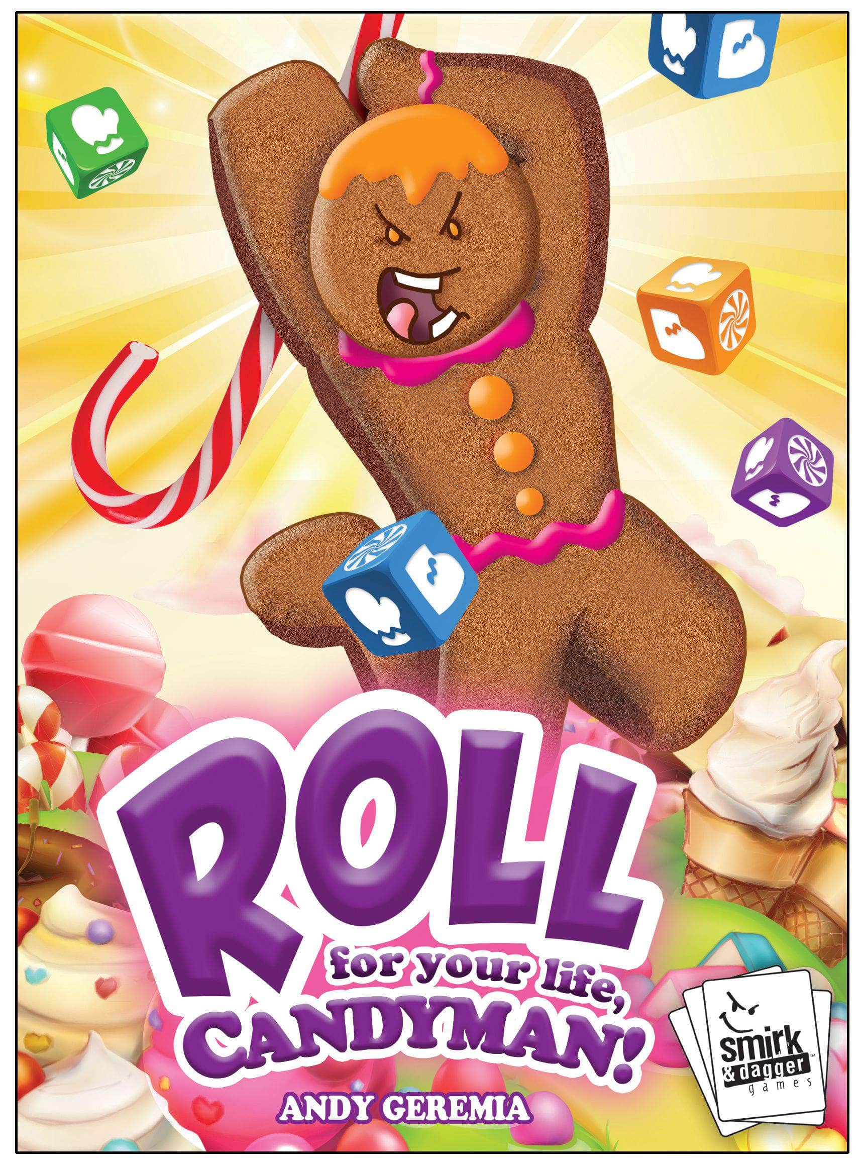 Roll para sua vida, Candyman! (Edição de varejo) jogo de tabuleiro de varejo Smirk & Dagger Games 9780974646121 KS800727A
